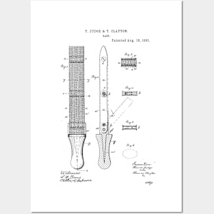 Rasp Tool Vintage Patent Hand Drawing Posters and Art